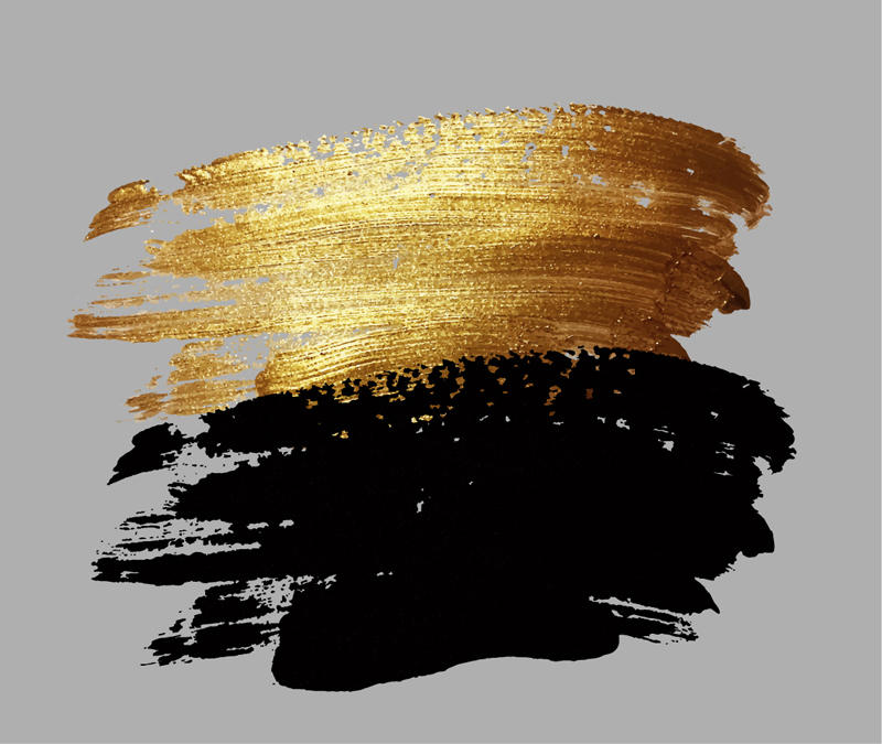 Black and gold is an impactful color palette. It draws the eye, grabs the attention, and oozes sophistication and style. But you might be wondering, what colors go with gold and black?

While this simple color palette is striking, it can be tricky to know what colors to add. Black and gold look amazing together, whether on canvas or in the home.