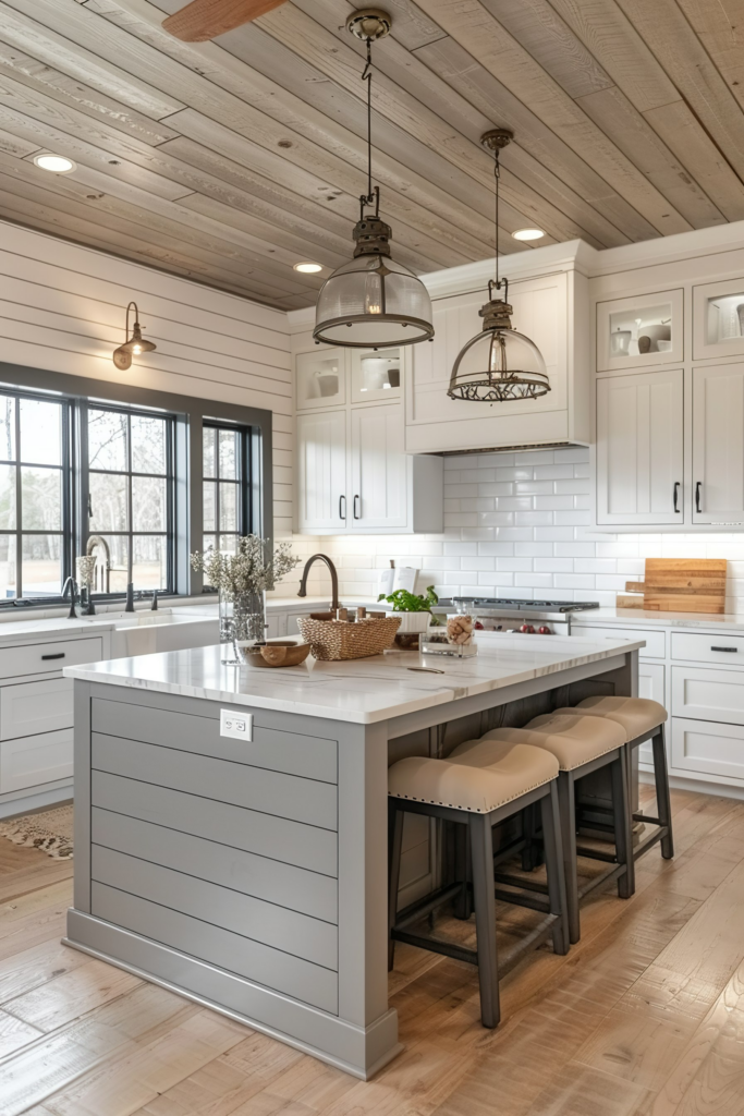 Color Palettes For Farmhouse Kitchen Cabinets - 123 Inspiration