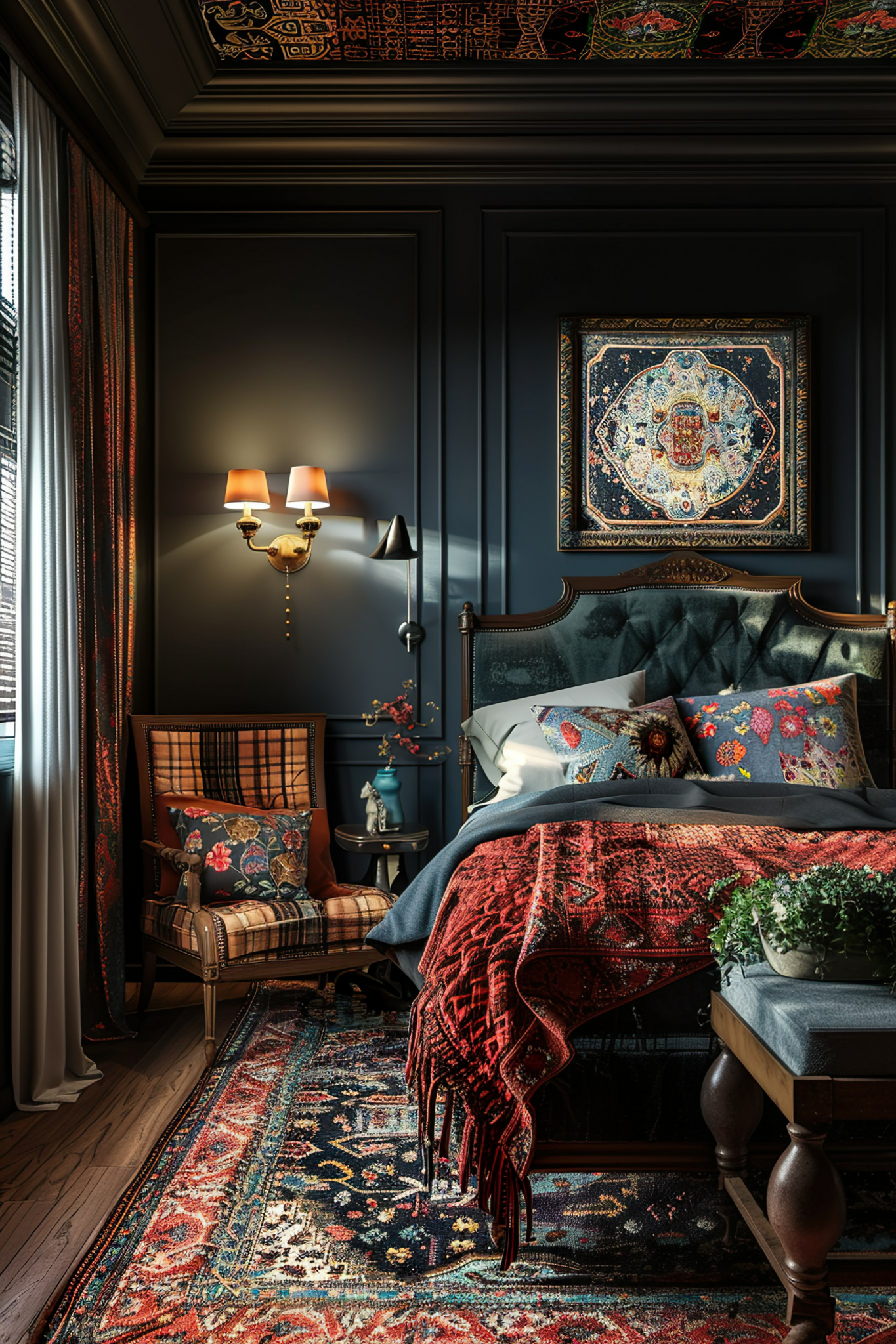 Eclectic And Moody Bedroom Inspirations - 123 Inspiration