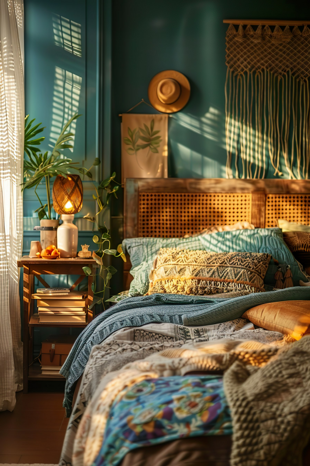 Teal Boho Bedroom Decorating Ideas - 123 Inspiration