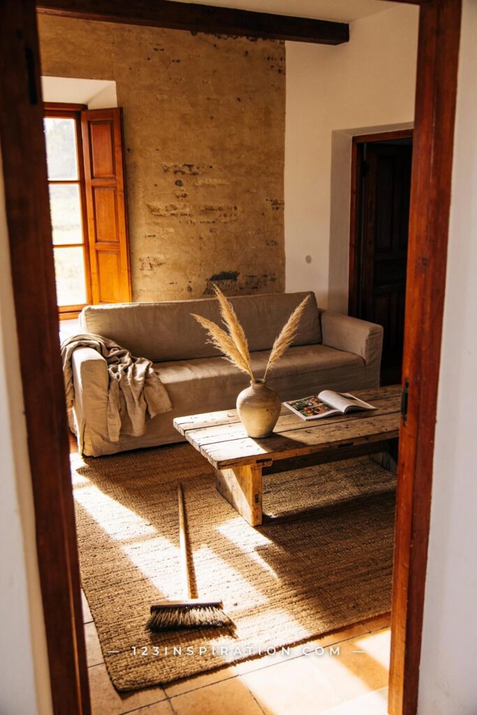 13 Rustic Living Room Ideas That Look Collected, Not Themed
